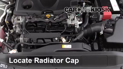 Coolant Flush How-to: Toyota Camry (2018-2019) - 2018 Toyota Camry SE 2 ...